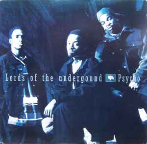 Image of Front Cover of 12" - G+/G - LORDS OF THE UNDERGROUND, Psycho (Pendulum; 0-66383, US 1992, Picture Sleeve), Sleeve has wear and splits at corners and along spine / edges. Creasing too,  - 3716222C