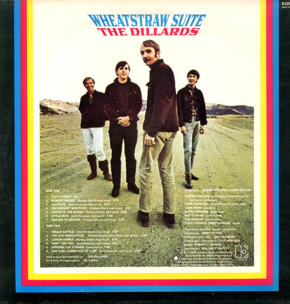 Image of Back Cover of LP - VG/VG+ - DILLARDS, Wheatstraw Suite (Elektra Butterfly; K42045, UK 1976 Reissue), ,  - 1046057S