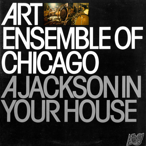 Image of Front Cover of 4724067E: LP - ART ENSEMBLE OF CHICAGO, A Jackson in Your House (Affinity; AFF9, UK 1980s Reissue)   VG+/VG+