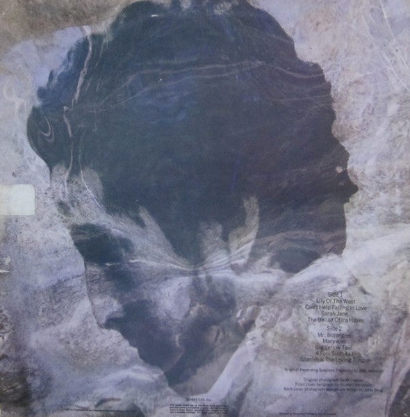 Image of Back Cover of LP - VG+/VG+ - BOB DYLAN, Dylan (CBS Orange (33 1/3 On Label); S 69049, UK 1973), ,  - 1526226E