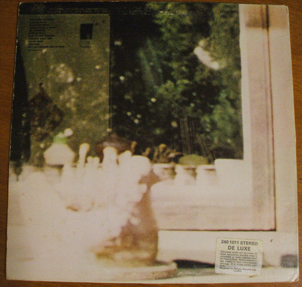Image of Back Cover of LP - VG/VG - GRAHAM NASH, Songs for Beginners (Atlantic Plum & Orange; 2401011, UK 1971, Inner, UK issue - Stickered U.S. sleeve), A few light marks, Name on rear sleeve, With OIS,  - 3916347C