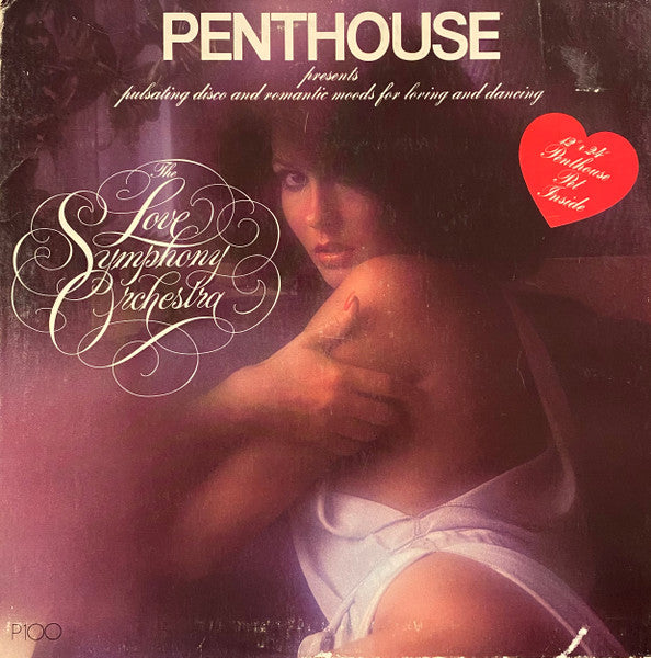 Image of Front Cover of LP - VG/VG - THE LOVE SYMPHONY ORCHESTRA, Penthouse Presents Pulsating Disco and Romantic moods for Loving and Dancing (Talpro; P100, US 1978, Triple Gatefold, "Penthouse Pet" inside gatefold.), ,  - 1726378E