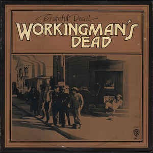 Image of Front Cover of 2444040S: LP - THE GRATEFUL DEAD, Workingman's Dead (WB Orange; WS 1869, UK 1970, Back Cover Upside Down, Stereo) Edge Wear  VG/VG