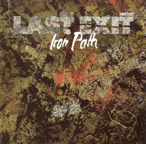 Image of Front Cover of 1844096S: LP - LAST EXIT, Iron Path (Venture; VE 38, UK 1988, Inner) Small tear on top right of inner.  VG/VG