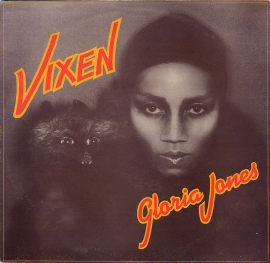 Image of Front Cover of 4224083E: LP - GLORIA JONES, Vixen (EMI; EMC3159, UK 1976, Produced by Marc Bolan)   VG/VG+