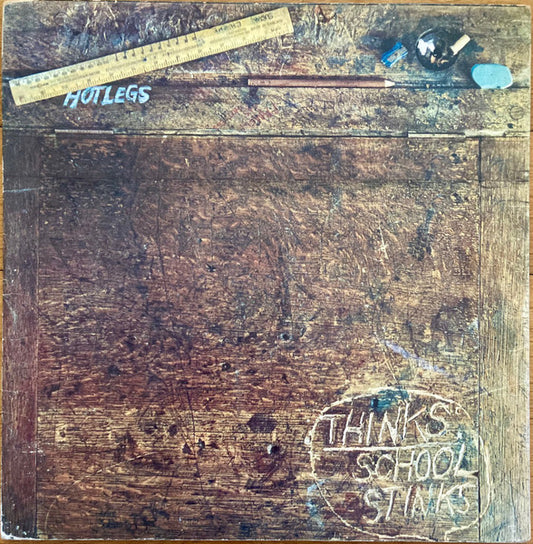 Image of Front Cover of LP - VG/VG - HOTLEGS (PRE 10CC), Thinks: School Stinks (Philips Black Labels; 6308047, UK 1971, Gatefold, Inner, Stereo), Hairline marks and one superifical scuff to side 2, Glossy disc, Light sleeve wear, With Inner,  - 3716374C