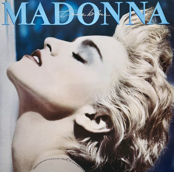 Image of Front Cover of LP - VG/VG - MADONNA, True Blue (Sire GEMA/BIEM Rights Box; 925 442-1, Europe 1986, Inner), Light marks, edge wear, creases, creased Inner,  - 3546283S