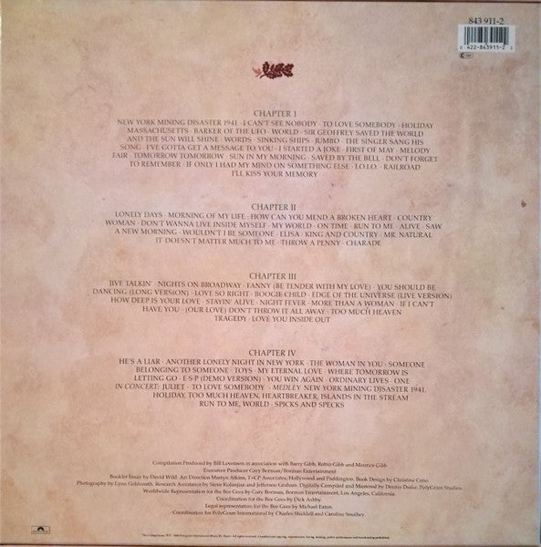 Image of Back Cover of 4xCD - VG/VG+ - BEE GEES, Tales From The Brothers Gibb A History In Song 1967 -1990 (Polydor; 843 911-2, Europe 1990, Box Set, Booklet), ,  - 2816305C