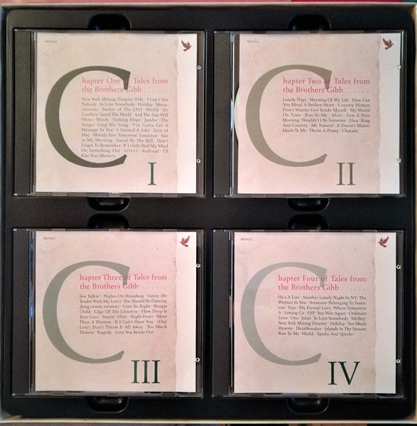 Image of Label Cover of 4xCD - VG/VG+ - BEE GEES, Tales From The Brothers Gibb A History In Song 1967 -1990 (Polydor; 843 911-2, Europe 1990, Box Set, Booklet), ,  - 2816305C