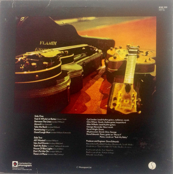 Image of Back Cover of LP - VG+/VG+ - FLAMIN' GROOVIES, Now (Sire; 9103-333, UK 1978, Inner), ,  - 3025015E