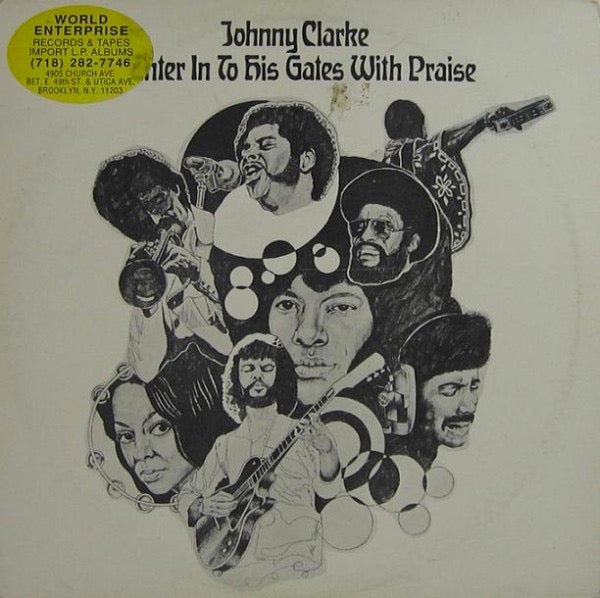 Image of Front Cover of LP - VG/VG+ - JOHNNY CLARKE, Enter Into His Gates With Praise (Attack; ATLP 105, UK 1989 Reissue), Disc is not far from EX. Light wear on sleeve.,  - 3516156C