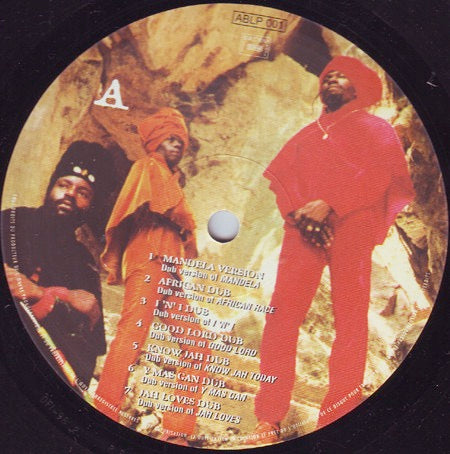 Image of Label Cover of LP - VG/VG - THE ABYSSINIANS, Satta Dub (Tabou 1; ABLP 001, France 1998), Light marks only. Touch of ringwear on sleeve, still looks nice.,  - 3516148C