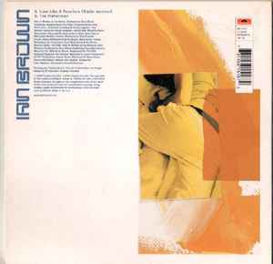Image of Back Cover of 2615529C: 7" - IAN BROWN, Love Like A Fountain (Polydor; 561 516-7, UK 1999, Hype Stickered Sleeve, Numbered, Limited Edition) No. 004684.  EX/EX