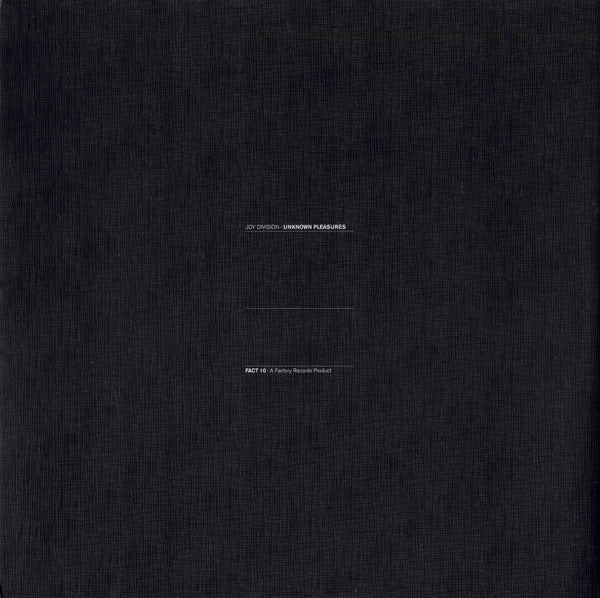 Image of Back Cover of LP - NEW/NEW - JOY DIVISION, Unknown Pleasures (Rhino; RHI1 73395, US 2007 Reissue, Inner, Remastered, 180g), ,  - 3036130E