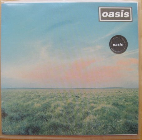 Image of Front Cover of 7" - VG/VG+ - OASIS, Whatever (Creation Records; CRE 195, UK 1994, Fold Over Sleeve With Hype Stickered Poly Outer, Numbered, Limited Edition), No. 10086. Very small, silent pressing flaw. Light wear to sleeve.,  - 2116363C