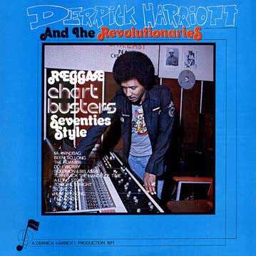 Image of Front Cover of LP - G+/G+ - DERRICK HARRIOTT & REVOLUTIONARIES, Reggae Chart Busters Seventies Style (Crystal Records; , Jamaica 1977), Light marks only, light crackle throughout. Lots of creases on sleeve, but it's intact and looks nice.,  - 2146153S