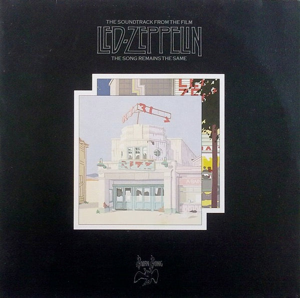 Image of Front Cover of 2xLP - VG/VG+ - LED ZEPPELIN, The Soundtrack From The Film The Song Remains The Same (Swan Song; SS 89 402, Europe Reissue, Barcoded Gatefold Sleeve, Stapled In Booklet, STRAWBERRY (G) Runouts), ,  - 3916247C