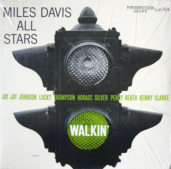 Image of Front Cover of LP - VG+/EX - MILES DAVIS, Walkin' (Prestige (OJC); OJC213, US 2009 Reissue), ,  - 3626400E