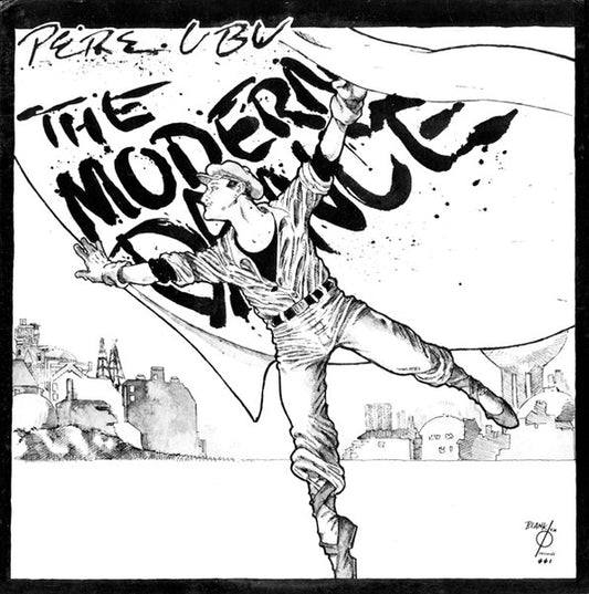 Image of Front Cover of LP - VG/VG - PERE UBU, The Modern Dance (Blank; BLANK001, US 1978), Large Corner Cut and Sticker Residue on Sleeve,  - 0526324E