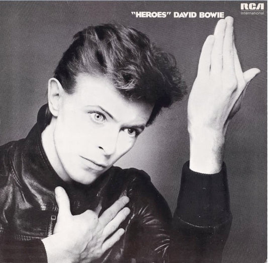 Image of Front Cover of LP - VG/VG - DAVID BOWIE, "Heroes" / Takeoff - Heroes (RCA International Black Labels; NL 83857, UK & Europe 1983 Reissue, GEMA Over BIEM On Labels, INTS 5066 Cat No. Sticker On Rear Sleeve), Strong VG,  - 2226261E