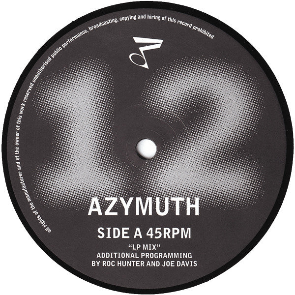 Image of Label Cover of 12" - VG/G+ - AZYMUTH, Jazz Carnival Party One of Two (Far Out Recordings; FARO 012, UK 1996, Picture Sleeve), Quite a few marks on either side of record. Sleeve has some creasing and edge wear.,  - 3046136S
