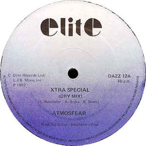 Image of Front Cover of 12" - /G+ - ATMOSFEAR, Xtra Special (Elite; DAZZ-12, UK 1982), Light marks only, plays VG,  - 4046078S
