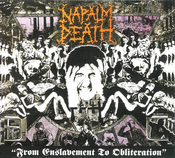 Image of Front Cover of 1314539C: LP - NAPALM DEATH, From Enslavement to Obliteration (Earache; MOSH008FDRUS, UK 2017 Reissue, Inner)   NEW/NEW