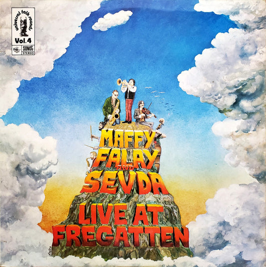 Image of Front Cover of LP - VG/VG - MAFFY FALAY & SEVDA, Live At Fregatten (Sonet; SNTF665, UK 1974, Laminated Sleeve, Stereo), Light marks. Laminate creasing, wear to top edge and faint ring wear.,  - 1046068S