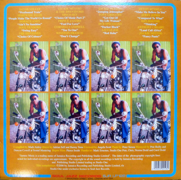 Image of Back Cover of 5124240E: 2xLP - VARIOUS ARTISTS, Studio One Soul 2 (Soul Jazz Records; SJR LP 128, UK 2006, 2 Inners)   VG/VG