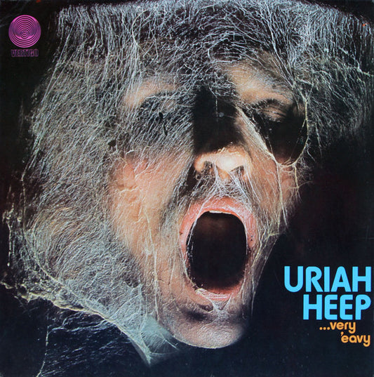 Image of Front Cover of 4024012E: LP - URIAH HEEP, Very 'Eavy, Very 'Umble (Vertigo Spiral - No 'A Philips Product'; 6360006, UK 1970, Gatefold, Laminated Sleeve, Writers Credits on Label) Spine Wear  VG/G+