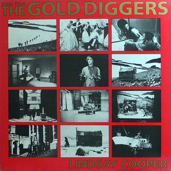 Image of Front Cover of 4514106C: LP - LINDSAY COOPER, Music From The Gold Diggers (Sync Pulse; Sync Pulse 0617, UK 1983) Light Marks only.  VG/VG