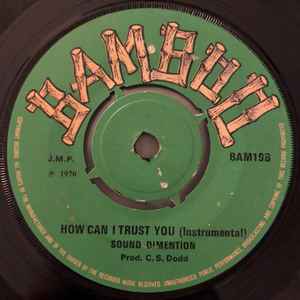 Image of Back Cover of 2825032E: 7" - CABLES, How Can I Trust You (Bamboo; BAM19, UK 1970, 4 prong centre) Light hairlines. Centre in tact.  /VG