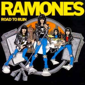 Image of Front Cover of 5124341E: LP - RAMONES, Road to Ruin (Sire; SRK 6063, UK 1978, Inner)   VG/VG