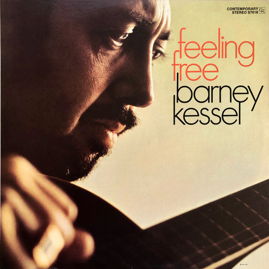 Image of Front Cover of LP - VG/VG - BARNEY KESSEL, Feeling Free (Contemporary; S7618, US 1969, Stereo), ,  - 1526295E
