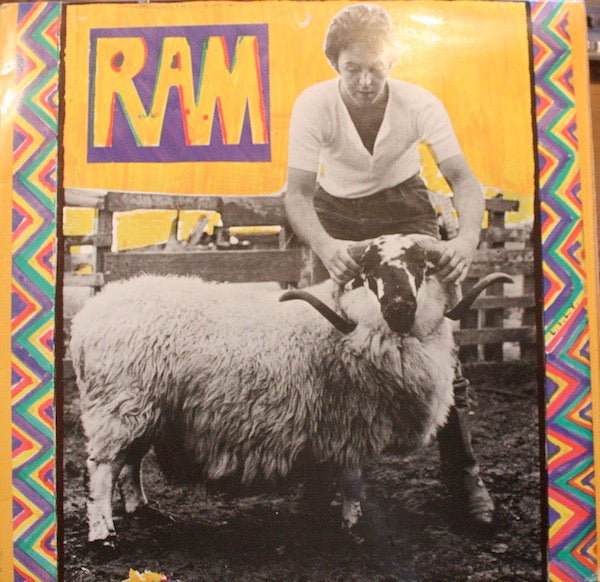 Image of Front Cover of LP - VG/G - PAUL AND LINDA MCCARTNEY, Ram (Apple; PAS 10003, UK 1971, Outside Laminated Gatefold, Label credits Northern Songs, 33 1/3 Left Aligned), ,  - 4316780C