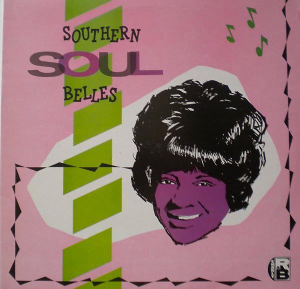 Image of Front Cover of 3914288C: LP - VARIOUS, Southern Soul Belles (Charly; CRB1035, UK 1982)   VG+/VG+