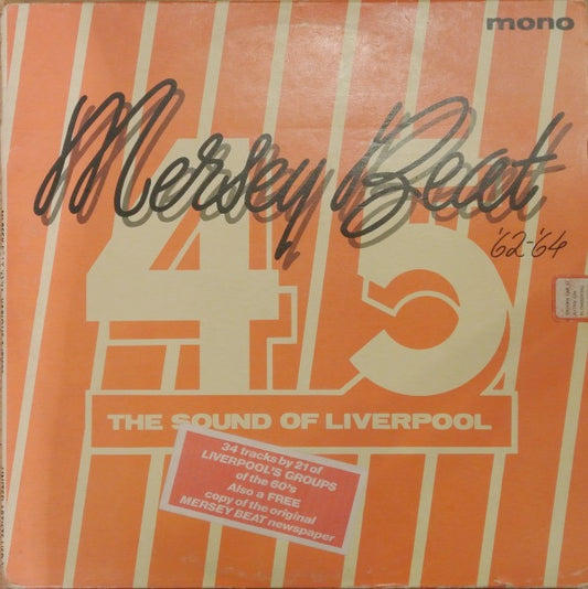 Image of Front Cover of 2xLP - VG/VG - VARIOUS, Mersey Beat 62-64 (UA; USD305/6, UK 1974, Gatefold, 2 Inners, Newspaper, Mono), Strong VG Throughout, Hype Stickered Sleeve, With Newspaper,  - 3715072C