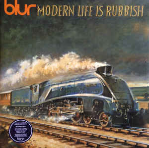 Image of Front Cover of 4253163S: 2xLP - BLUR, Modern Life Is Rubbish (Food; FOODX9, UK 2012 Reissue, Gatefold, Inners, 180 Gram & Download)   NEW/NEW