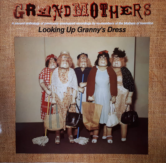 Image of Front Cover of LP - VG/G+ - THE GRANDMOTHERS, Looking Up Granny's Dress (Line Records; 6.25048 AP, Germany 1982), Light Marks only.,  - 4115130C