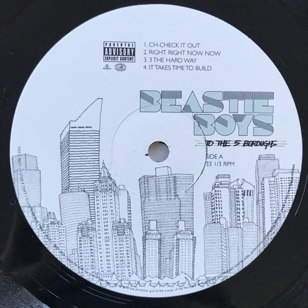 Image of Label Cover of 2xLP - VG+/EX - BEASTIE BOYS, To The 5 Boroughs (Capitol; 724347339714, UK 2004, Textured Gatefold Sleeve), ,  - 3226186E