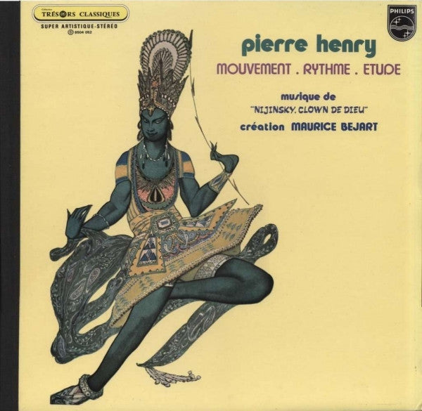 Image of Front Cover of 4844282S: LP - PIERRE HENRY, Mouvement -  Rythme - Etude (Philips; 6504 052, France 1972, Book Sleeve) Strong VG, One long light mark, Sleeve has some corner bumps and some discolouration to top edge of sleeve  VG/VG