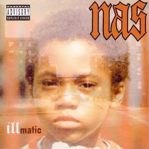 Image of Front Cover of LP - VG+/VG+ - NAS, Illmatic (Simply Vinyl; SVLP377, UK 2004 Reissue, Insert, 180 Gram Vinyl), ,  - 0616353C