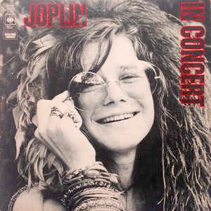 Image of Front Cover of 2xLP - VG+/VG+ - JANIS JOPLIN, Joplin In Concert (CBS Smooth Orange ; S 67241, UK 1972, Textured Gatefold Sleeve), Clean copy with order form, company inners and original stickered sleeve on both sides. ,  - 1916079C