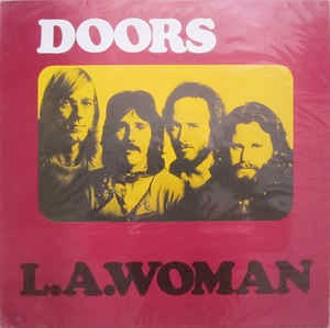 Image of Front Cover of LP - VG/VG+ - THE DOORS, L.A. Woman (Elektra Butterfly; K 42090, UK 1976 Reissue, Debossed Sleeve), Edge and Ring Wear,  - 1726546E