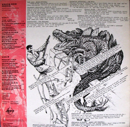 Image of Back Cover of 4725108E: LP - VARIOUS, Jukebox At Eric's Vol 1 : Rock 'N' Roll (Eric's; ERICS 008, UK 1981) Strong VG, Spine Damage  VG/VG