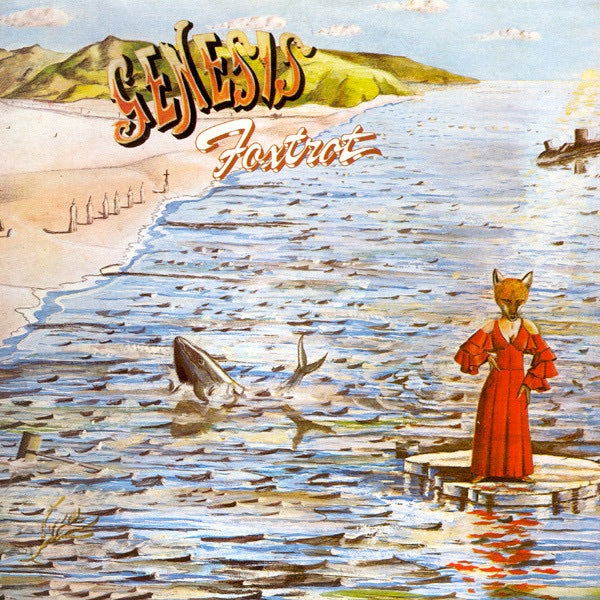 Image of Front Cover of LP - VG/VG+ - GENESIS, Foxtrot (Charisma Hatter B & C Marketing; CAS1058, UK 1972, Textured EJ Day Gatefold Sleeve, Red Letters on Spine, A1/B1, Pecko / Porky Run Outs), ,  - 2746116S