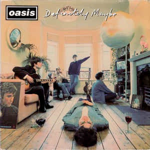 Image of Front Cover of 2124431E: 2xLP - OASIS, Definitely Maybe (Creation; CRE LP 169, UK 1994, Gatefold, Damont Pressing.) Sleeve has edgewear. Discs very clean.  VG/VG+