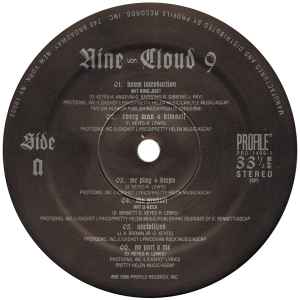 Image of Back Cover of LP - G/G - NINE, Cloud 9 (Profile; PRO-1469-1, US 1996, Stickered Plain Sleeve), Record very marked. Sleeve tatty.,  - 4226351E