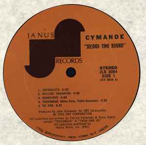 Image of Label Cover of LP - VG+/VG - CYMANDE, Second Time Round (Janus; JLS 3054, US 1973, Gatefold), Light marks. Strong Ringwear on sleeve. Evidence of previous price sticker.,  - 3626356E