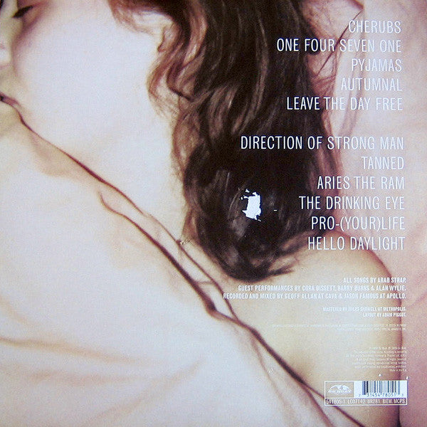 Image of Back Cover of 2024443E: LP - ARAB STRAP, Elephant Shoe (Go! Beat; 54780, UK 1999, Inner) Strong VG - Marks At End Of A3 Which Sound  VG+/VG